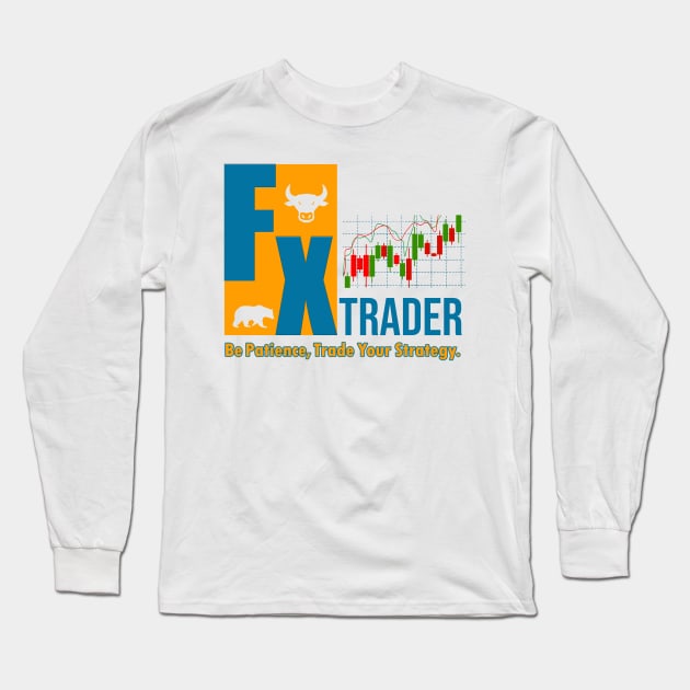 Fx Trader Design MV Long Sleeve T-Shirt by Proway Design